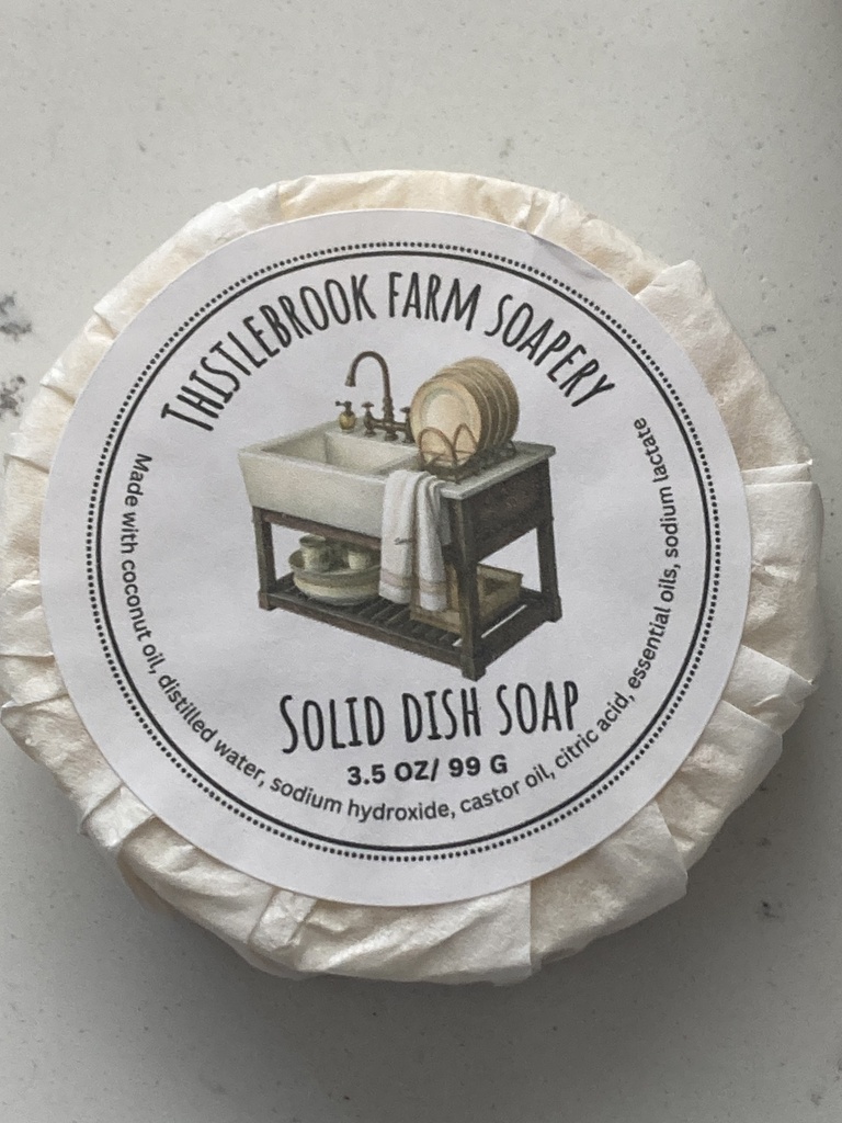 Solid Dish Soap Refill